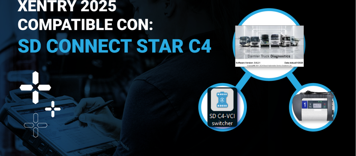 Nueva aplicación para usar la interfaz SD connect Star C4 con la nueva version del paquete de diagnostico de MB en diagnosisdiesel.com